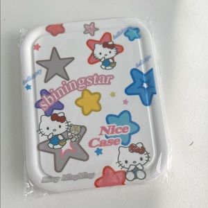 Hello kitty foldable mirror and comb